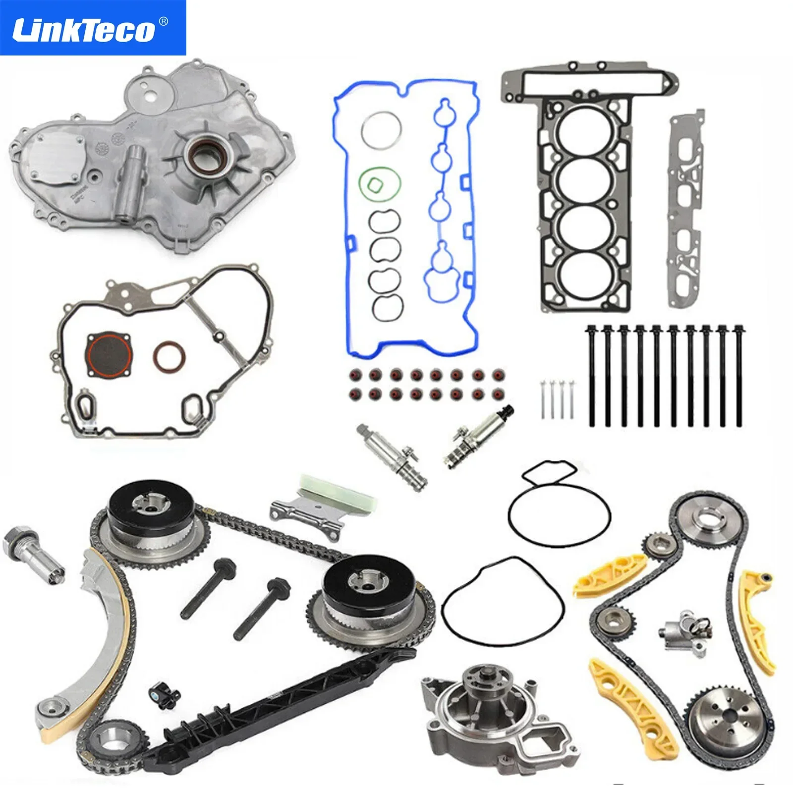 Для GM Ecotec 2 0 л 4 комплект цепи ГРМ масляный насос электромагнитный клапан привода