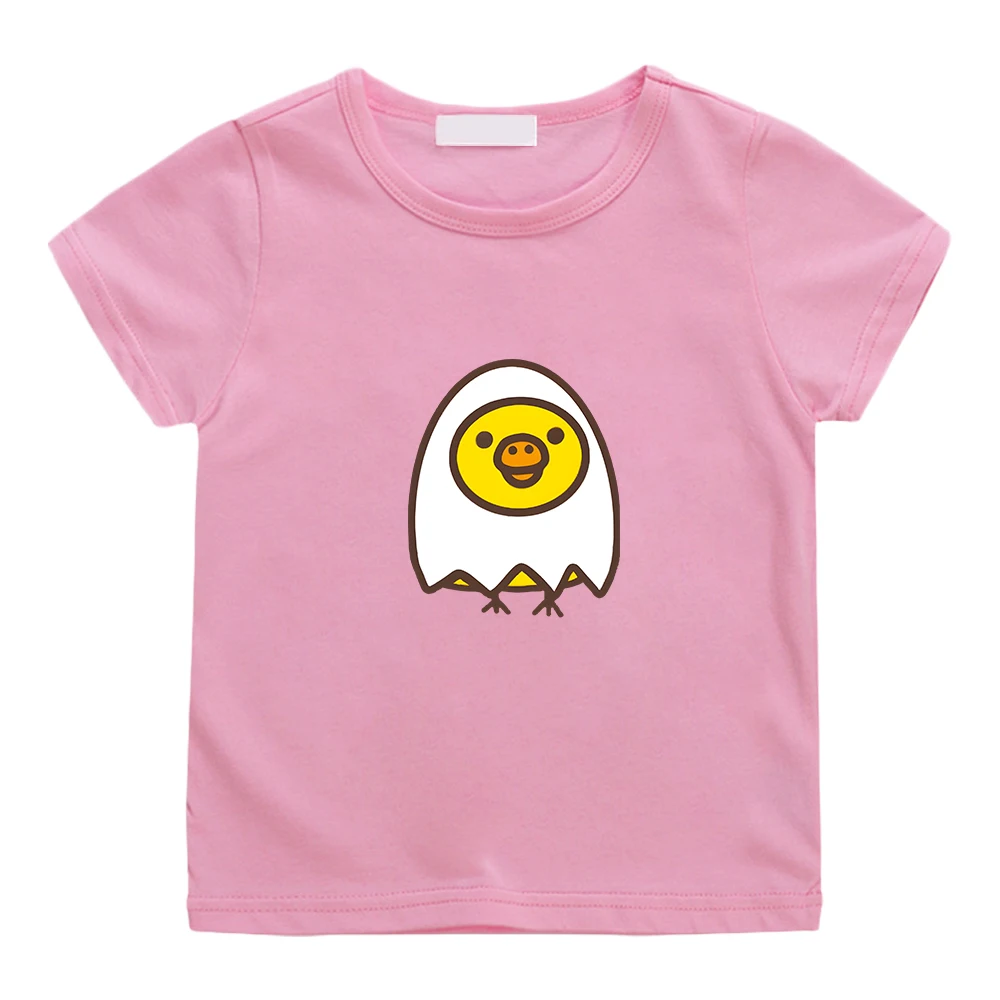 

Милые Kiiroitori желтая цыпленка Графические футболки 100% хлопок Удобная мягкая футболка для детей мальчиков и девочек футболка с коротким рукавом