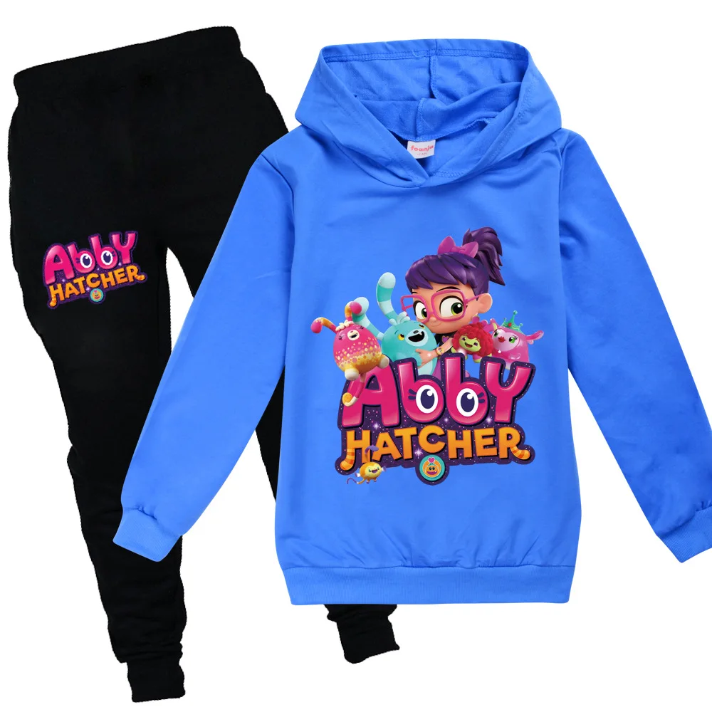 

Abby Hatcher Spring Autumn Fashion Girls Sweaters + Casual Trousers Clothes 2 Years School Girl Outfit 10 To 12 Teenage set