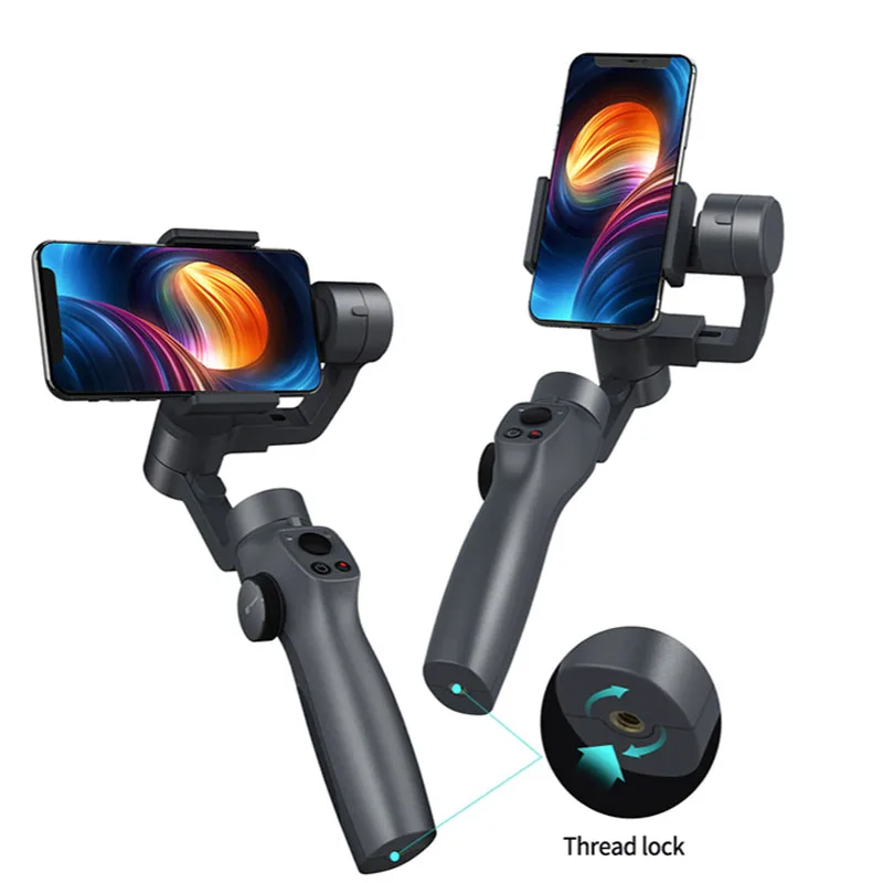 3 Axis Smartphone Handheld Gimbal Stabilizer Bluetooth Connection Gimbal Kit Selfie Stick Tripod Selfie For Iphone X 11 Android