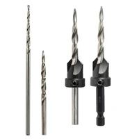 conical tapered flute replacement hss taper drill bit with countersink for wood screw