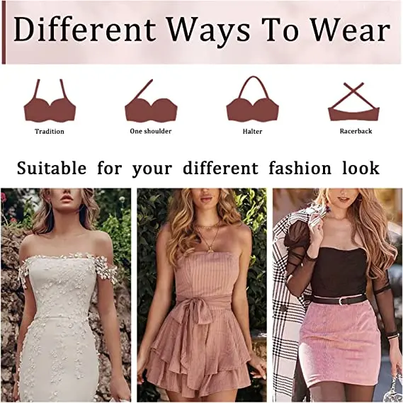 Strapless Bra Women Minimizer Push Up Tube Top Support Anti-slip Seamless Brassiere Plus Size Bralette Underwire Underwear Femme