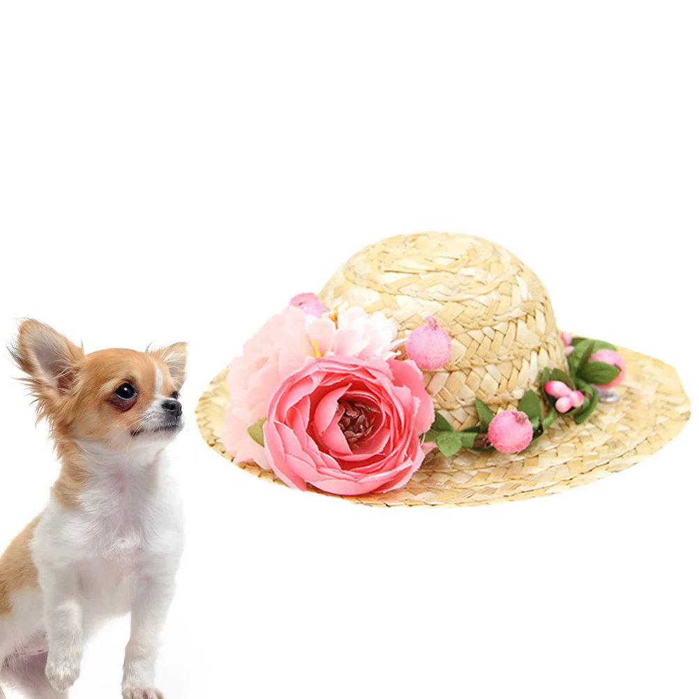 

Dog Woven Hat Dog Hat Pet Woven Hat Pet Straw Hat Dog Straw Hat Straw Woven Hat Pet