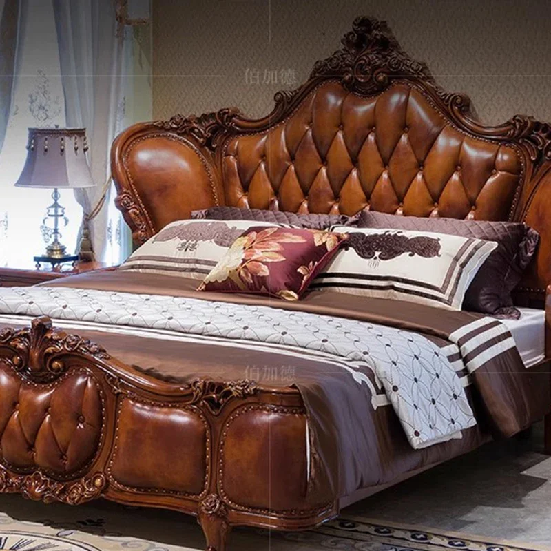 Недорогие королевские оправы для кровати Современная многофункциональная