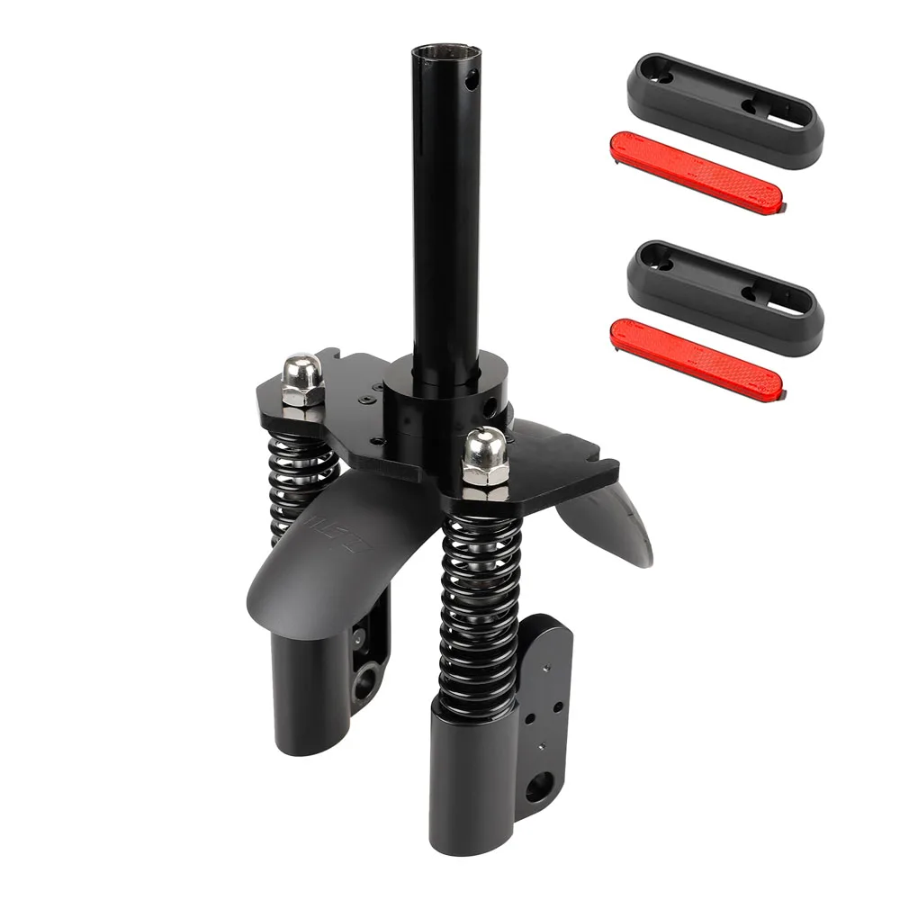 

Electric Scooter Front Fork Hydraulic Shock Absorber with Mudguard Fork Reflective Strips Compatible with MI3 M365 PRO PRO2 1S