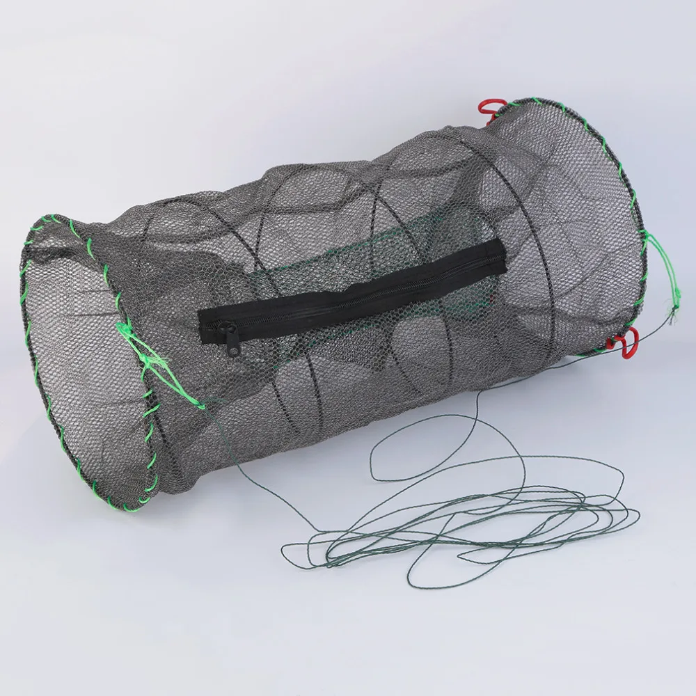 

Crab Crayfish Lobster Catcher Pot Trap Fishing Net Eel Prawn Shrimp Live Bait Eel Crab Lobster Minnows Crawfish Net 2 size