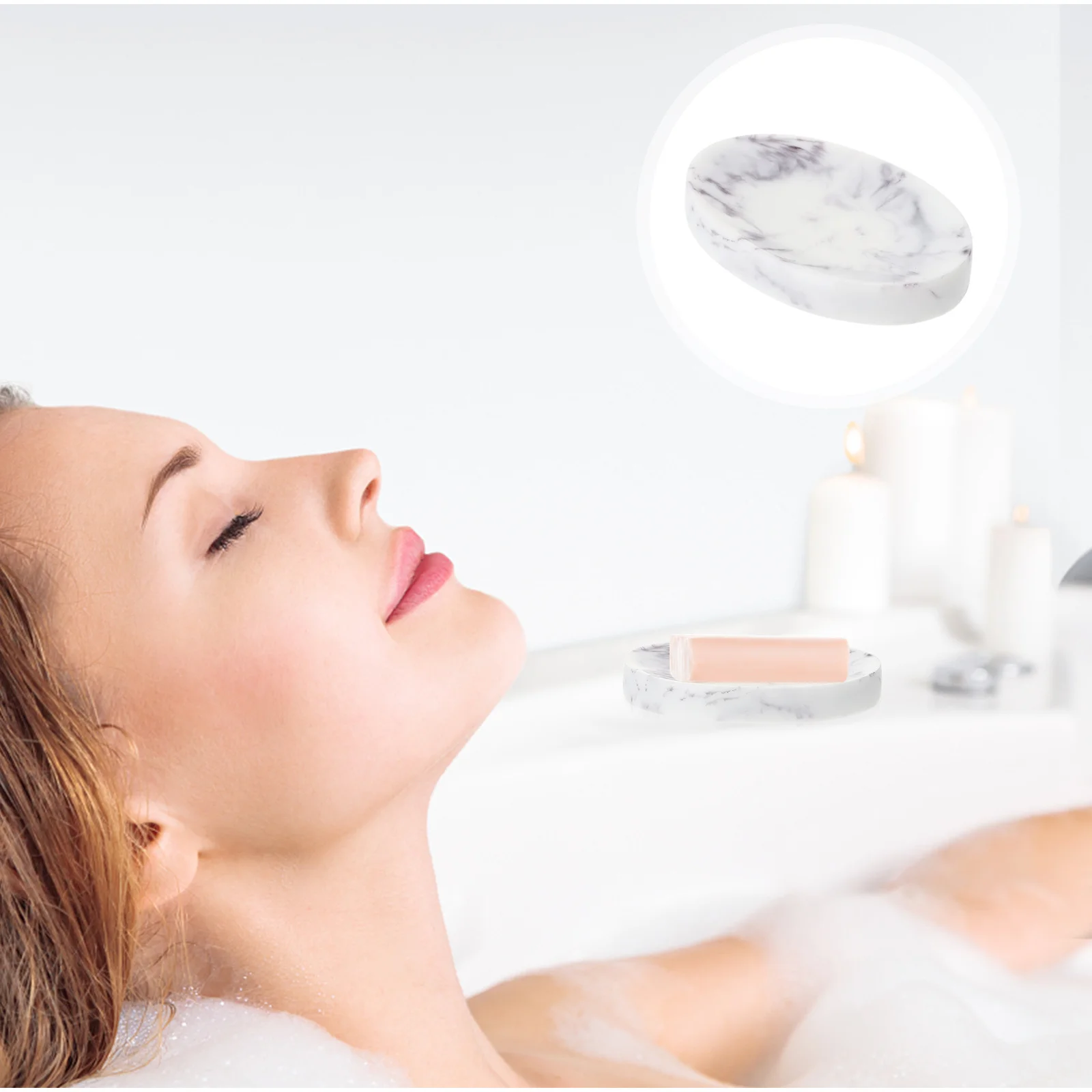 

Soap Holder Plate Dish Shower Container Drainer Tray Draining Keeper Case Small Bathroom Resin Saver Home Kitchen Sponge