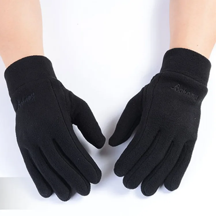 

Winter Warm Gloves for Men Women Hand Warmer Outdoor Sport Cycling Unisex Mitts Glove Fleece Stretch Full Finger Guantes Mittens