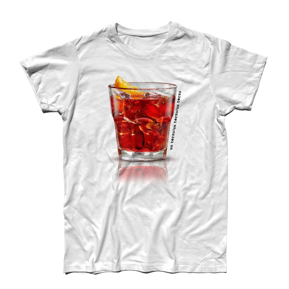 

Camiseta Hombre Negroni un Tercio Aperitivos Cóctel Campari