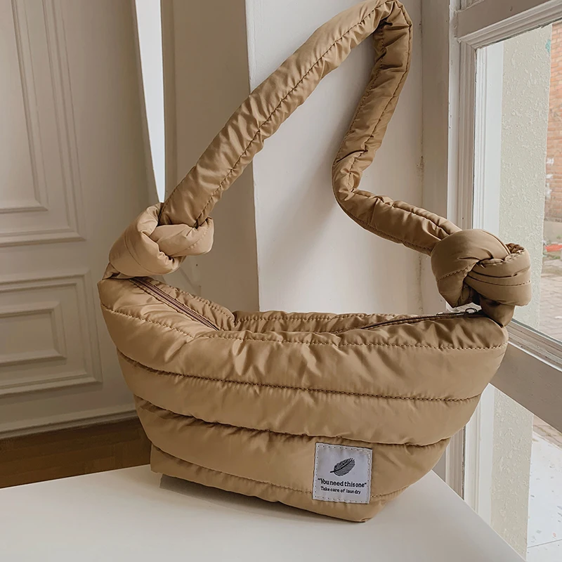 

Сумка женская, из нейлона, с хлопковой подкладкой, зимняя, 2021