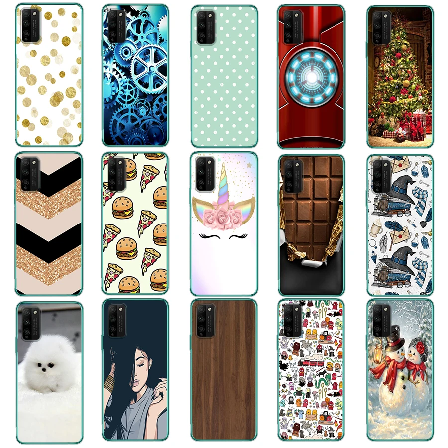 Мягкий силиконовый защитный чехол из ТПУ для Honor 30 Youth/30 Lite/X10 MAX5G/x30 max/9X Lite/40 LITE/Y9A/Nova