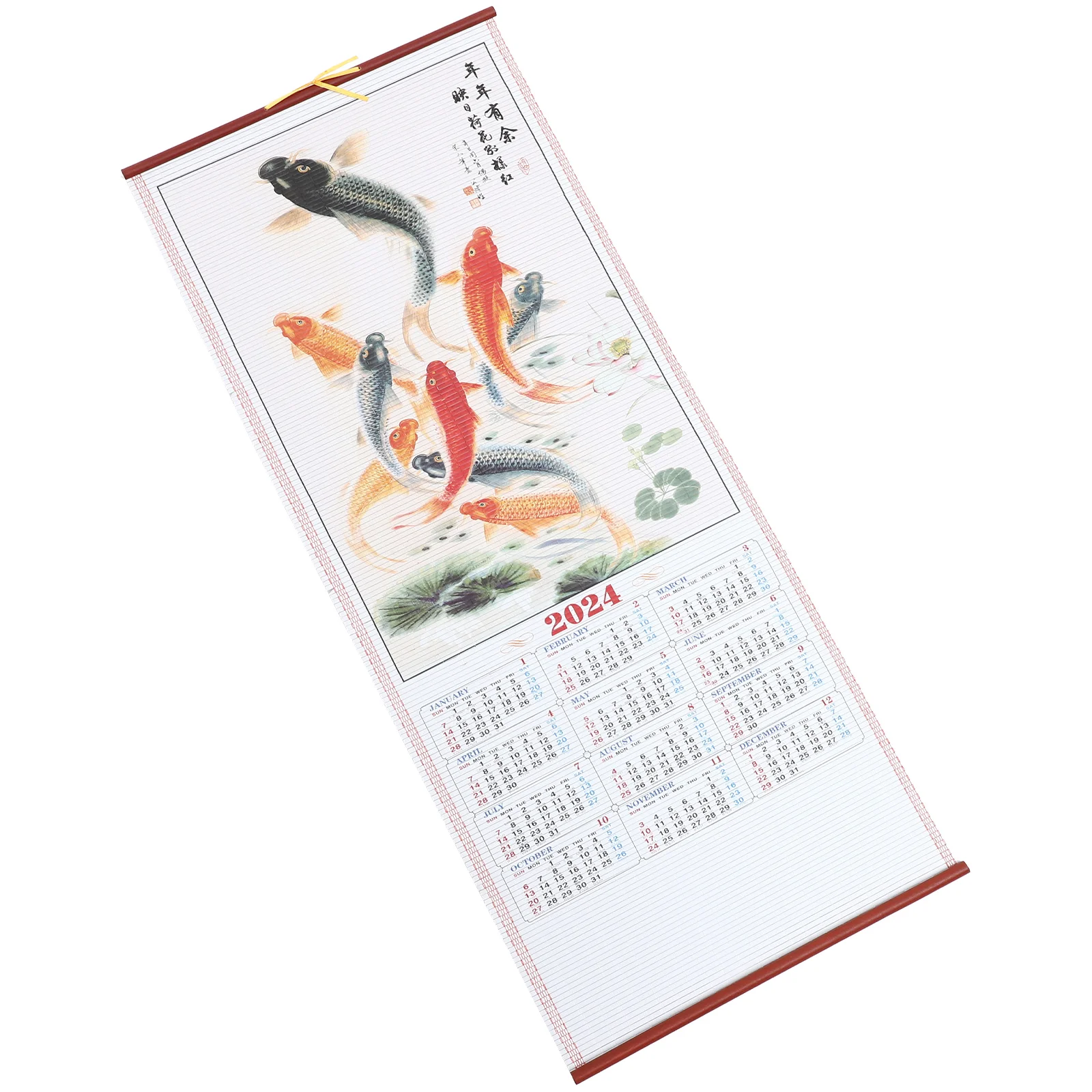 

Wall Calendar 2024 Monthly Large Decorative Paintings Traditional Hanging Paper Office