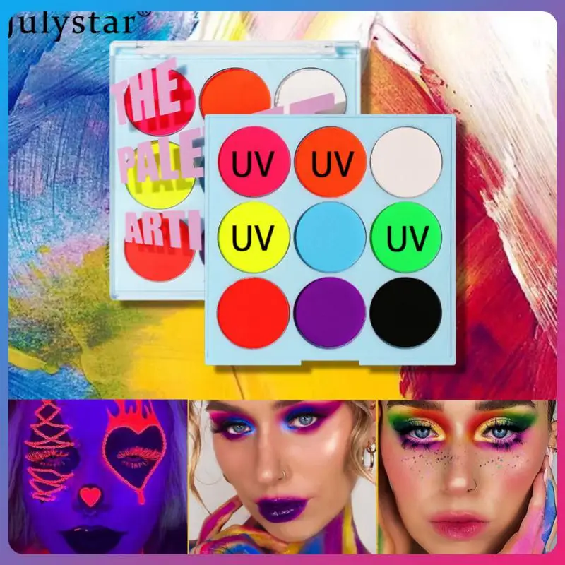 

Rich Color Facial Painting High Color Rendering Body Painting Makeup Noctilucent Full Color Body Makeup Fine And Smooth Texture