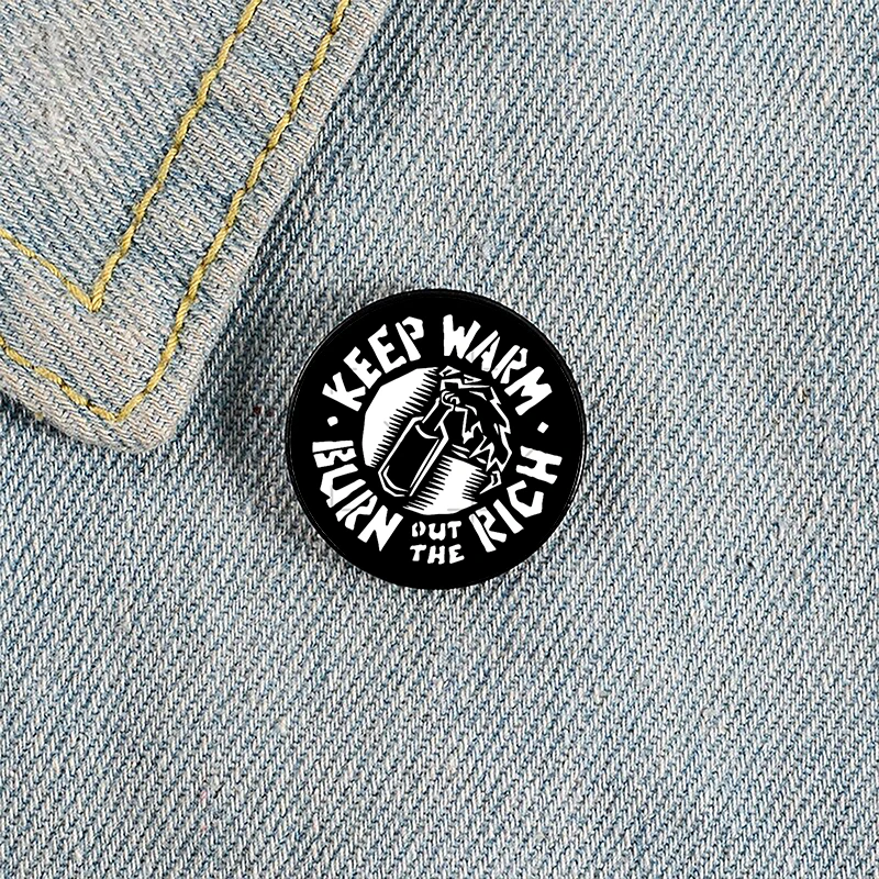 

Keep Warm Printed Pin Custom Funny Brooches Shirt Lapel Bag Cute Badge Cartoon Cute Jewelry Gift for Lover Girl Friends