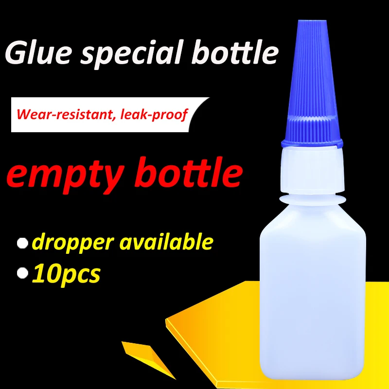 

Loctite glue empty bottle 401 406 quick-drying glue 460 instant glue 502 three-second glue square plastic bottle with dropper