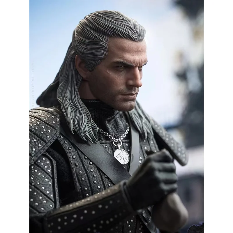 Оригинальная фигурка BUZZTOYS 1/6 белый волк геральт модель BUZ001 12 в наличии коллекция