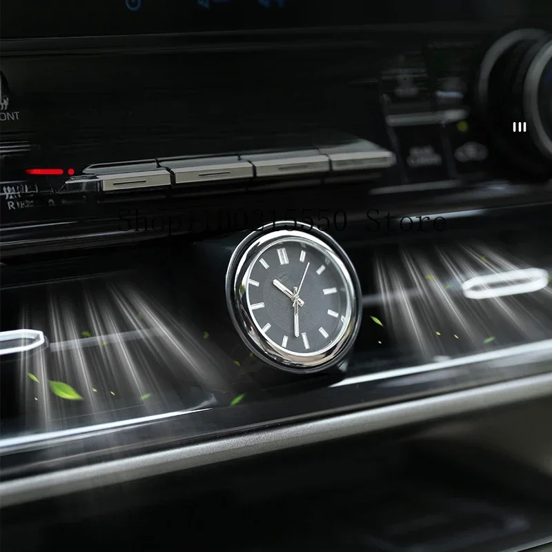 Автомобильные часы светящиеся звездные мини-цифровые кварцевые вентиляционные