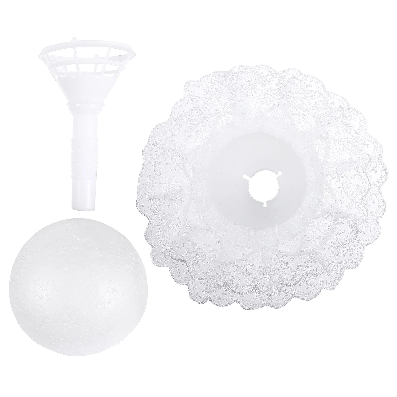 

Bouquet Holder Flower Wedding Bridal Diy Foam Handle Artificial Flowers Bride Holders Fresh Stand Support Arrangement Decor