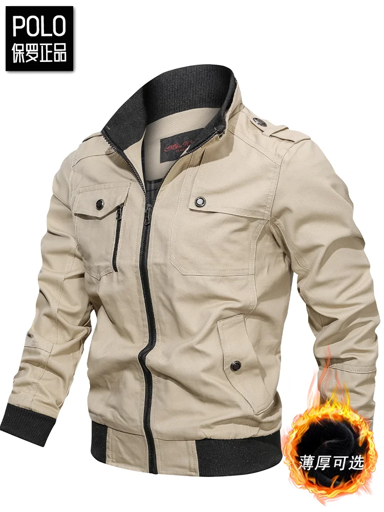 Американская винтажная стираная куртка Paul мужская молодежная из чистого хлопка