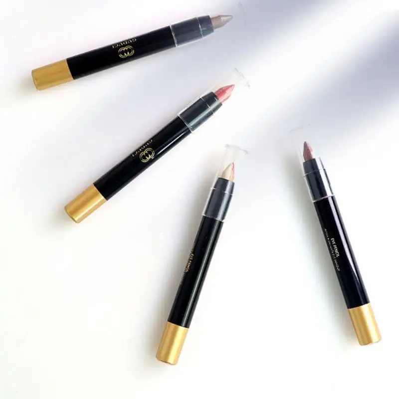 4 цвета тени для век поворотные золотые светящиеся карандаш водостойкие стойкие