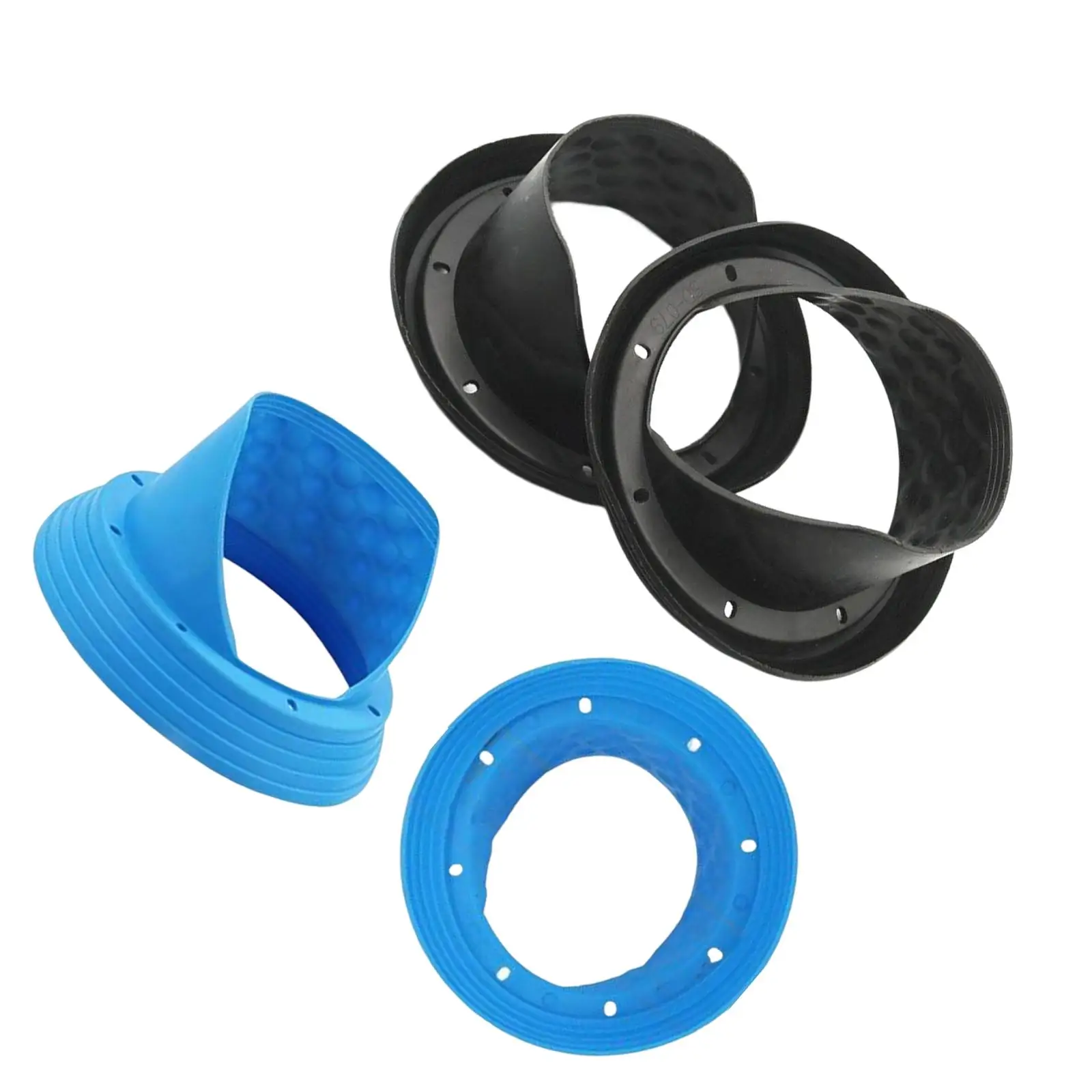 2Pcs Vehicle 6.5inch Silicone Car Speaker Baffle Accessory Soft Pad