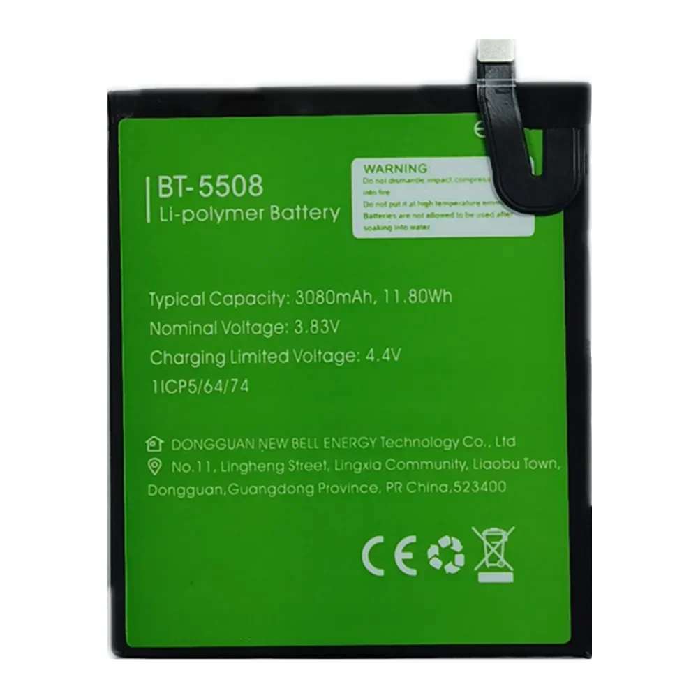 Новый оригинальный сменный аккумулятор BT5508 3080 мАч для смартфона LEAGOO T8S