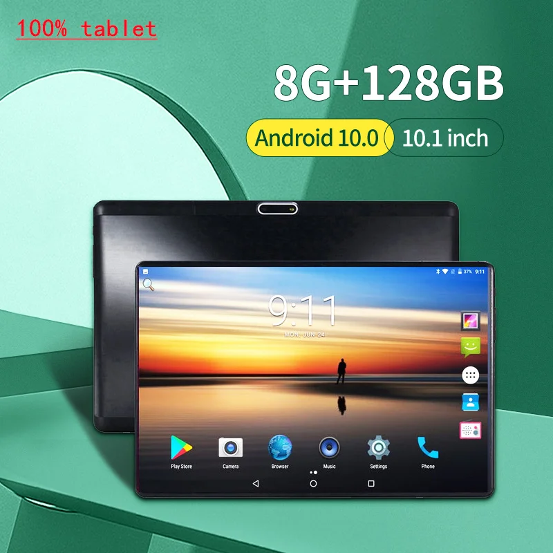 

2022 New 10.1 Inch Android 10.0 Tablet PC 8GB RAM+128GB ROM 5000mAh Battery Gaming Tablet PC 4G Phone Tablet Kids Tablet