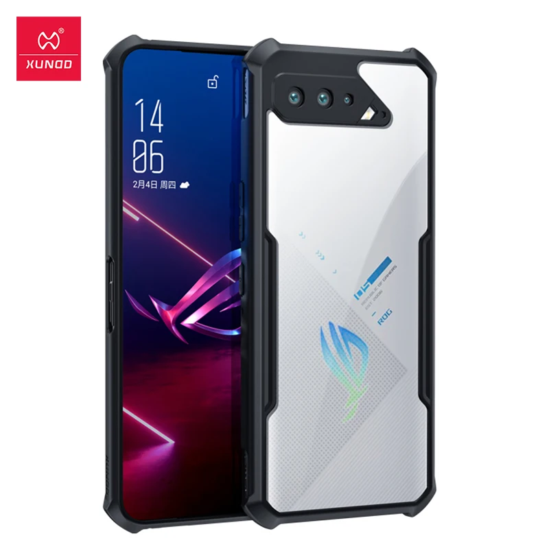 For Asus ROG Phone 5 6 Pro Case, Xundd Shockproof Case For Asus ROG Phone 5 5S 6 Pro Ultimate Case Transparent Clear Phone Cover