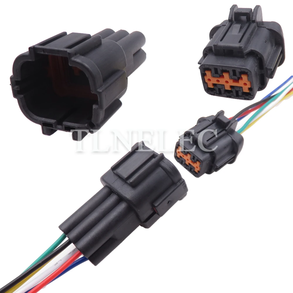 6-контактный ходовой Автомобильный задний фонарь, герметичный разъем, автомобильный жгут проводов, розетки для Nissan 6185-5175 6188-5539, фотосессия