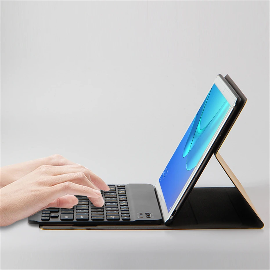 Чехол с Bluetooth-клавиатурой для Huawei Mediapad M5 lite 8 дюймов искусственная кожа чехол T5 0