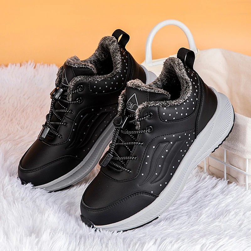 

Fashion Winter Boots Men Women Boots 2023 New Waterproof Snow Boots Outdoor Warm Shoes Women Casual Platform Ankle Boots Women