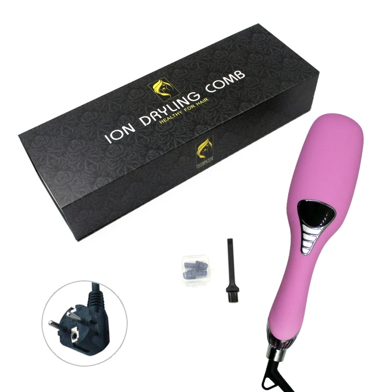 

Professional Hair Straightener Brush Negative Ion Hair Straightener Hot Comb N0PF