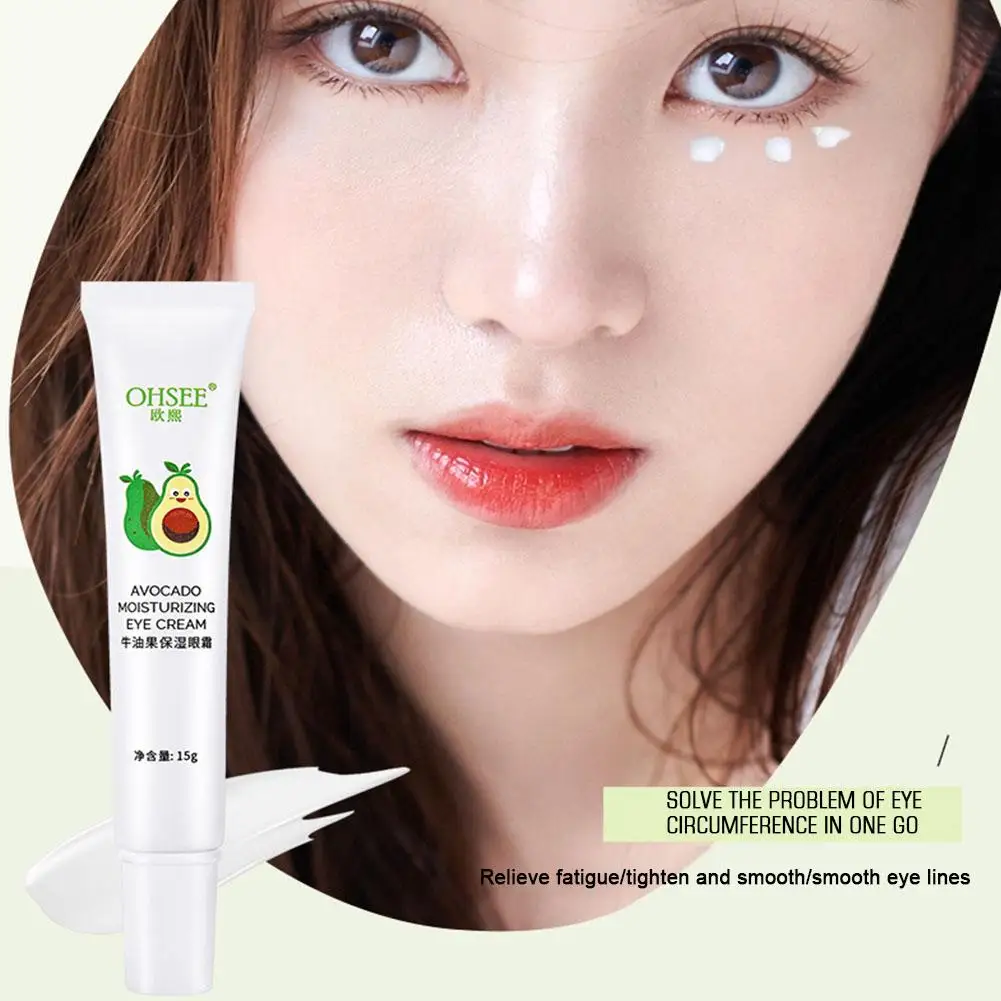 

Avocado Moisturizing Eye Cream Anti-Wrinkle Fading Eye Serum Care Dark Remove Bags Fine Grain Lines Eye Eye Fat Circles Ski L7B9