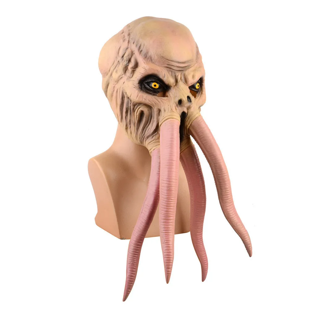 Illithid маска головной убор страшная фотография для Хэллоуина