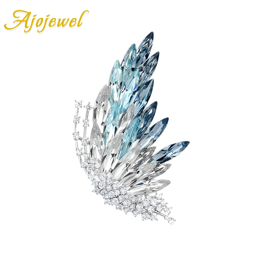 Ajojewel красивые градиентные хрустальные броши-бабочки для женщин новые товары