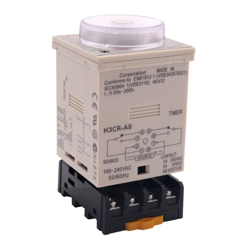 

-В переменного тока, реле времени (с сиденьем), переключатель питания, реле времени