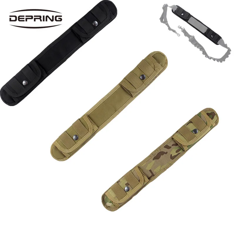 

2 Inch Width Backpack Bag Shoulder Strap Pad Removable Rifle Shotgun Sling Cushion Cushion Replacement Nylon Strap Pad