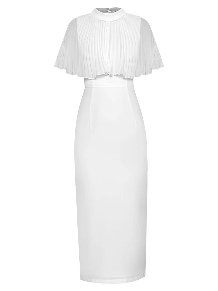 

Женское платье-карандаш без рукавов, с высокой талией