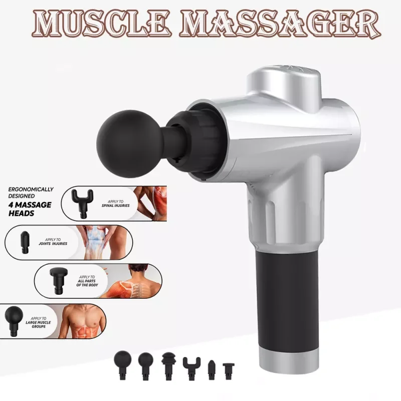 

Professional Quality Fascia Gun Percussion Massage Gun Massager Muscle Vibration Relaxing Deep Tissue Relaxation Massage Tool