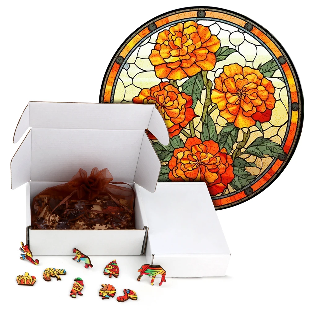 Деревянный пазл Мандала Забавные Цветы Растения сюрприз игрушки 3D деревянные