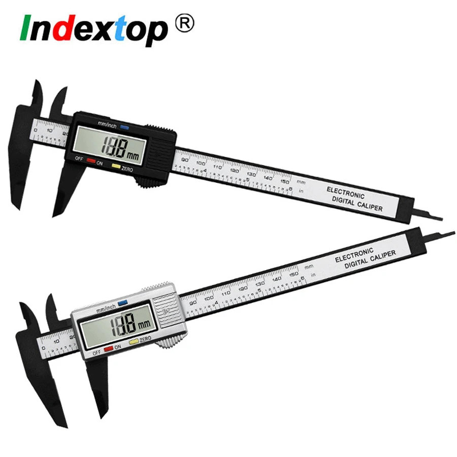 

Digital Caliper 6 Inch Electronic Vernier Caliper 150mm Calliper Micrometer Digital Ruler Measuring Tool 150mm 0.1mm
