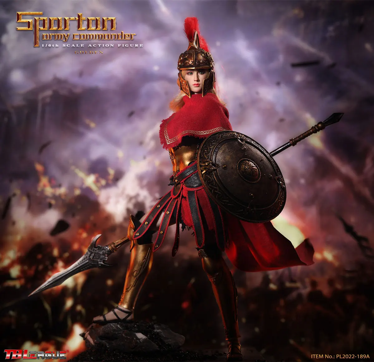 

TBLeague PL2022-189A/B 1/6 Spartan Warrior Classic Women Soldiers Action Figure Model Collections Gift