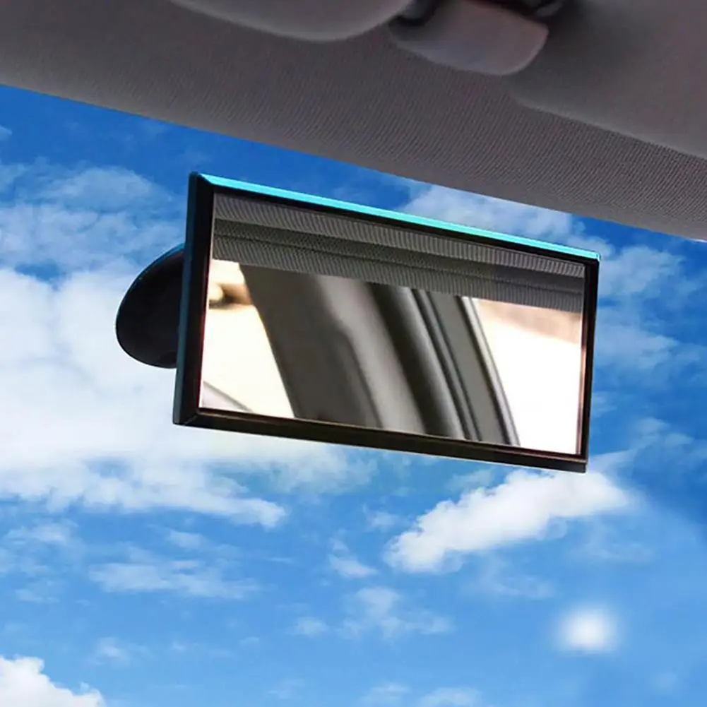 

With Suction Cup Wide Angle Mirror For Car Mirrors Baby Safety Rearview Additional Blind Zone Dead Auto Rear Panoramic View R2B1