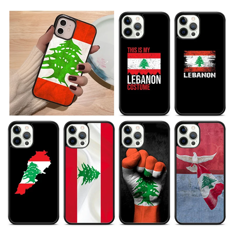 Чехол для телефона с ливанским флагом для iPhone 14 SE 2020 XR XS 11 12 13 Mini Pro MAX 6 7 8 Plus Galaxy S22 S21 Ultra