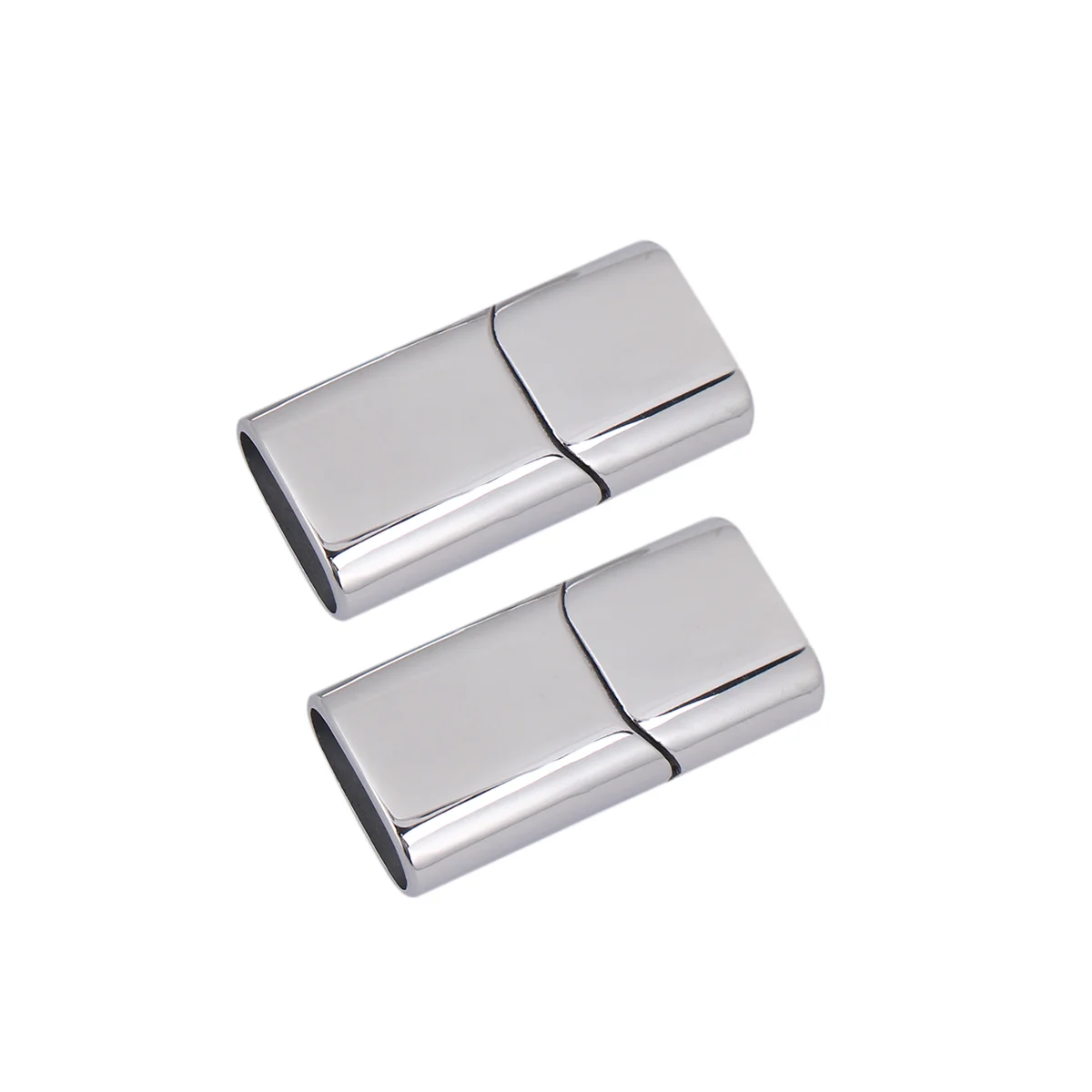 

2PCS DIY Magnetic Bracelet Closure Closure Magnetic End Flat Jewelry Magnetic Clasps Flat Magnetic Clasps for Bracelet Jewelry