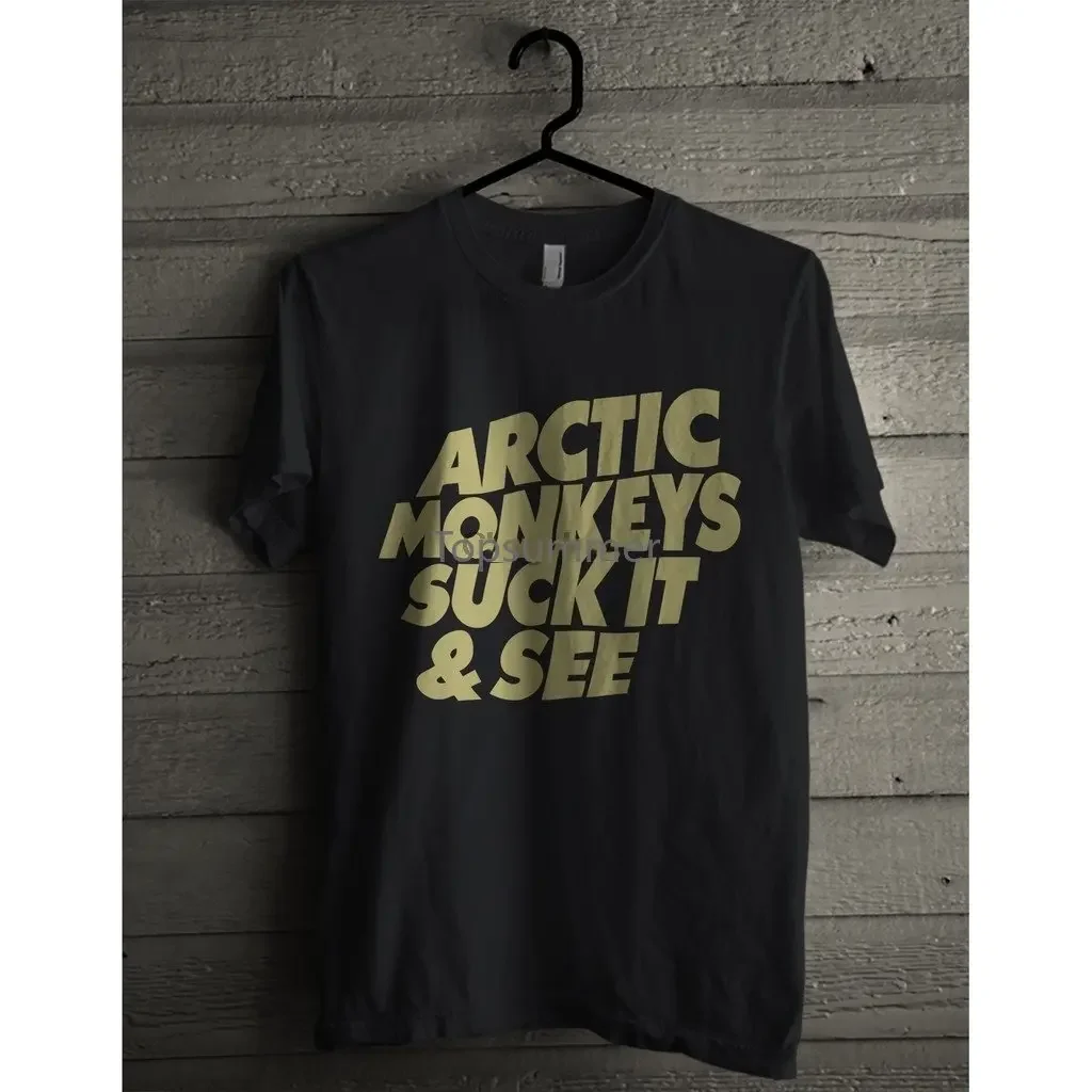 Футболка Rindu Arctic Monkeys Suck It and See хлопковая женская большие размеры