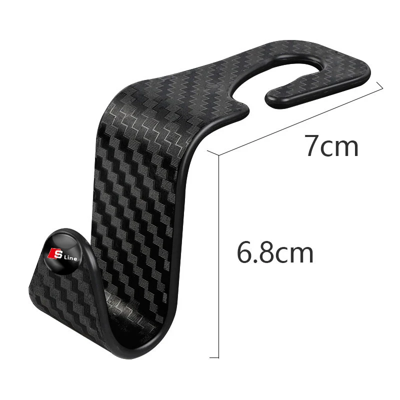 2 шт. автомобильный крючок для сумок и одежды Съемный зажим крепления аксессуары