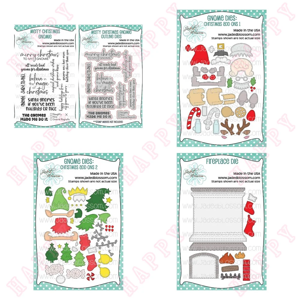 

Metal Cutting Dies And Stamps Christmas Fireplace Santa Claus Decoration For DIY Scrapbook Diary Album Paper Template Embossing