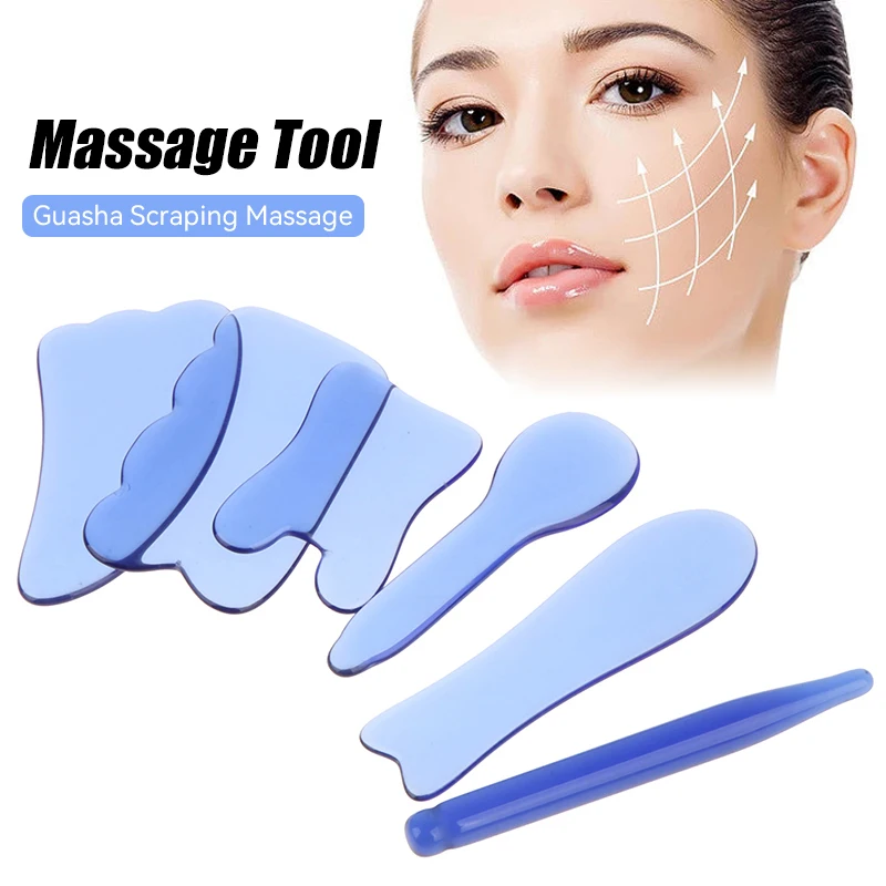 

1pcs Crystal Gua Sha Board Body Massage Tool Scraping Board For Acupuncture Scraping Massager Tools SPA Acupuncture Scraper
