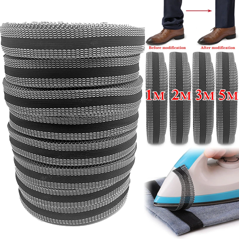 

Self-Adhesive Pants Paste Pant Edge Shorten Repair Jeans Trousers Patches Pant Mouth Hem Tape No Sew Hemming DIY Clothing Fabric